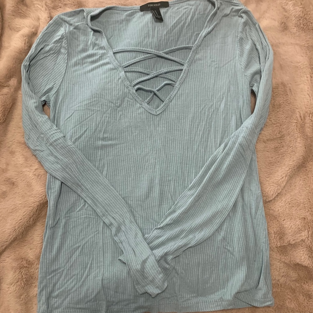 Cross Cross ribbed long sleeve